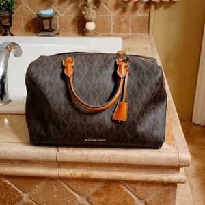 MICHAEL Michael Kors Brown and Tan Bag
